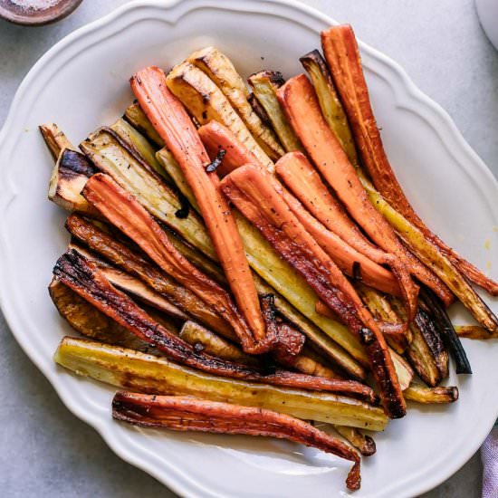 Roasted Carrots and Parsnips