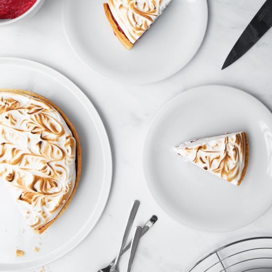 Raspberry Meringue Pie