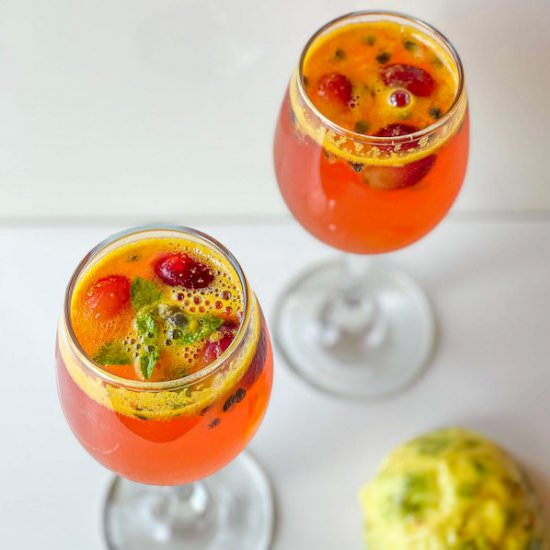 Passion Fruit and Hibiscus Chiller