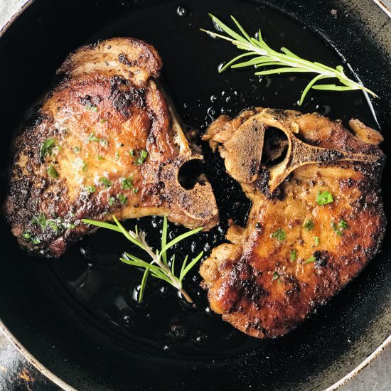 Pan Fried Pork Chops