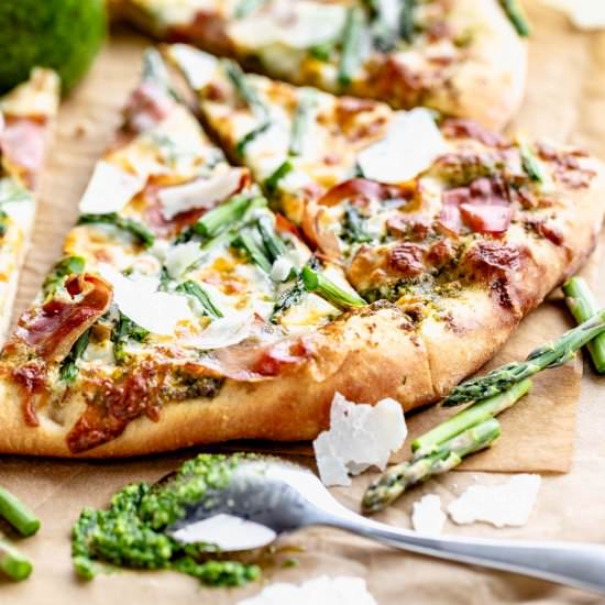 Asparagus Pizza