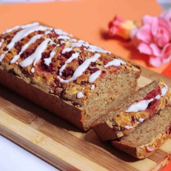 GF banana bread with carrots