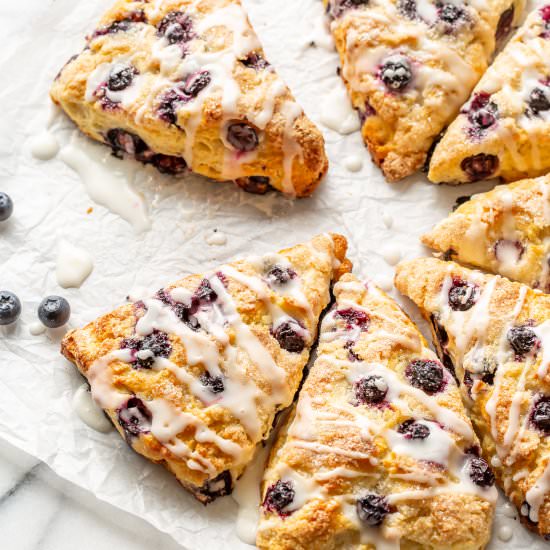 Lemon Blueberry Scones