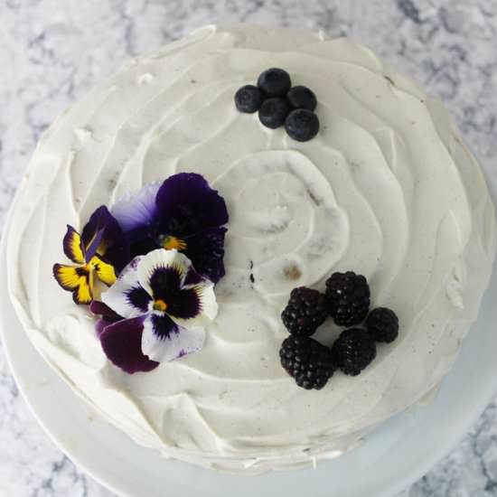Paleo Balsamic Berry Cake