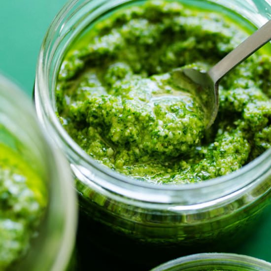 Carrot Top Pesto