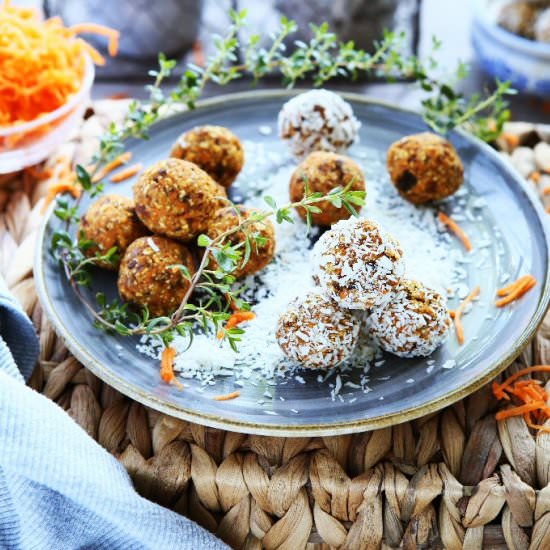 Carrot Cake Bliss Balls