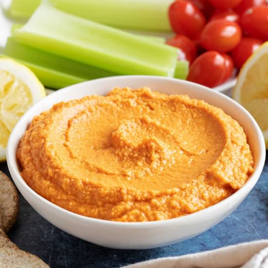 Roasted Red Pepper Hummus