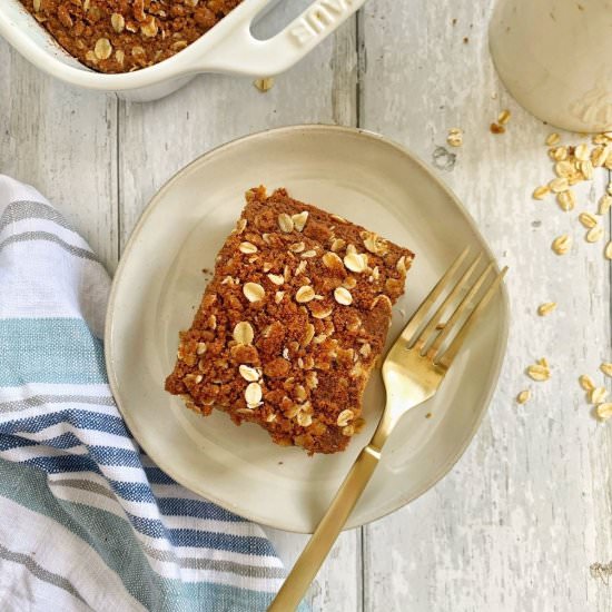 Healthy Coffee Cake w/Streusel
