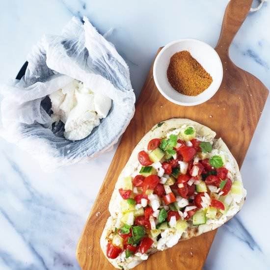 Naan and Ricotta