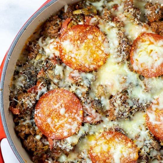 Pizza in a Bowl