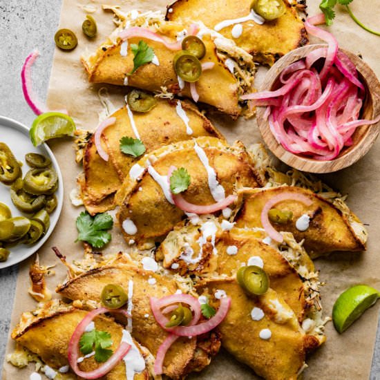 Baked Cilantro Lime Chicken Tacos