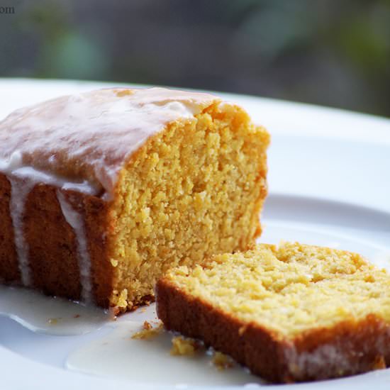 Eggless Sweet Corn Cake Recipe