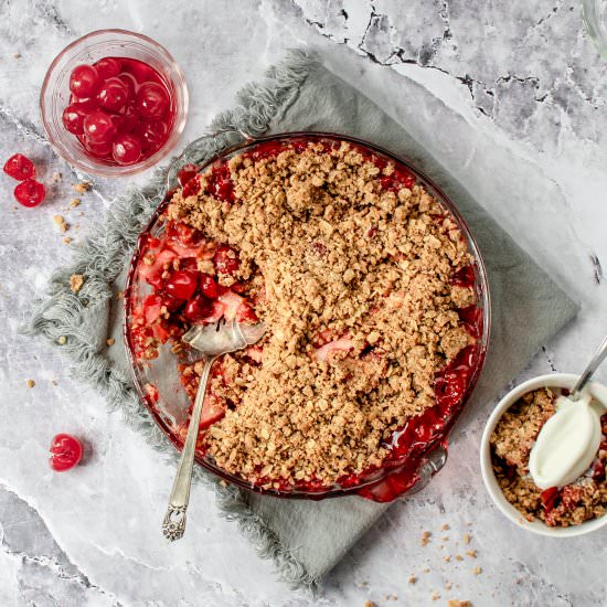 Cherry Apple Crisp