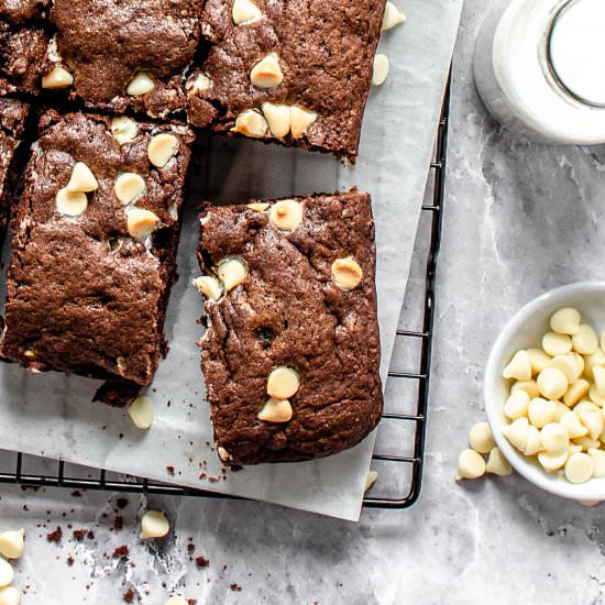 White Chocolate Chip Brownies