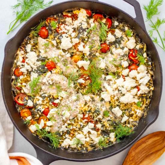 Greek Chicken Pasta