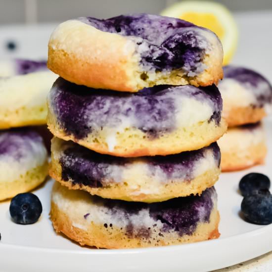 Lemon Blueberry Donuts