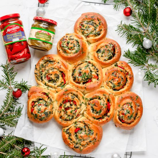 Spinach Artichoke Pinwheels
