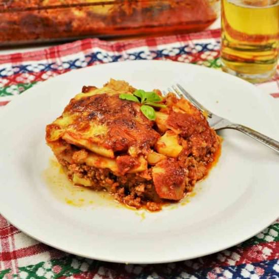 Easy Potato Moussaka Recipe