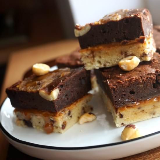 Brownie Cookie with Peanut Butter