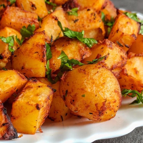 Roasted Spanish potatoes