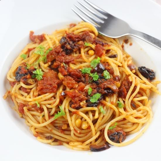 Italian Pasta With Anchovies