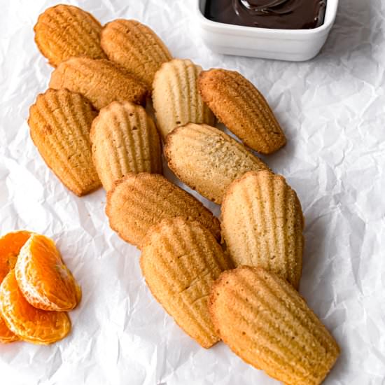 Chocolate Orange Madeleines