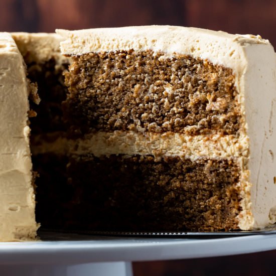 Eggless Coffee Cake