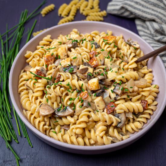 Halloumi Stroganoff