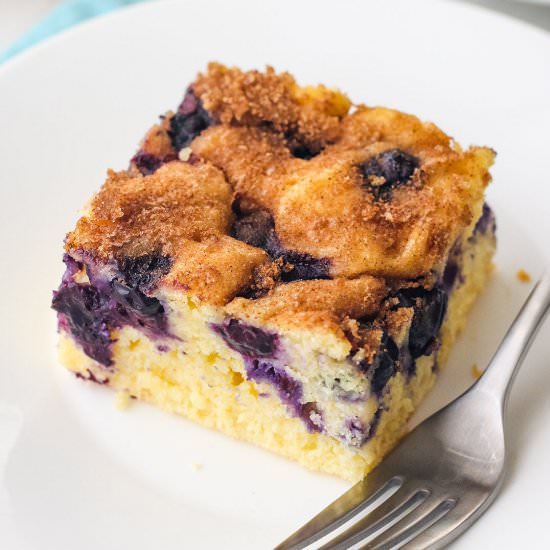 Blueberry Cake Mix Coffee Cake