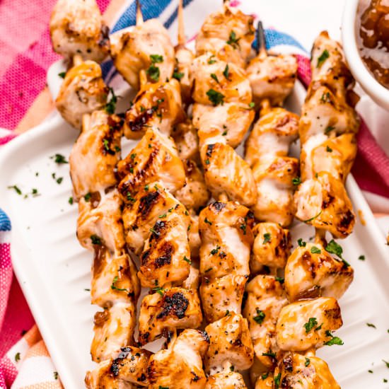 Grilled Chicken Skewers