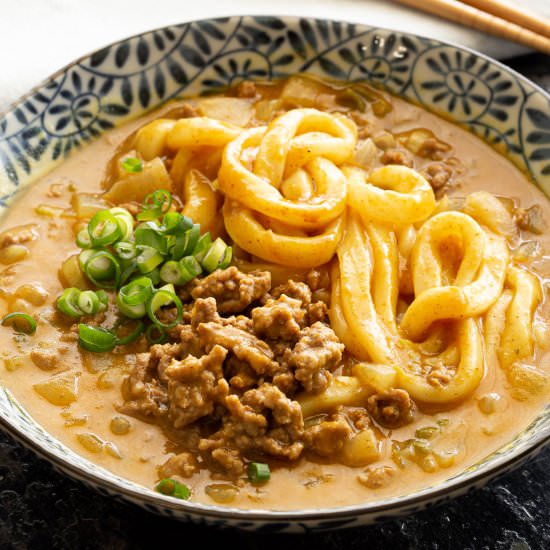 Easy 15 Minute Japanese Curry Udon