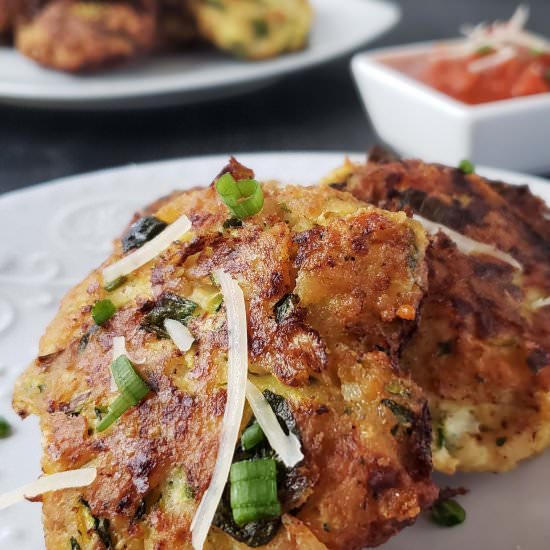 Chicken and Zucchini Fritters