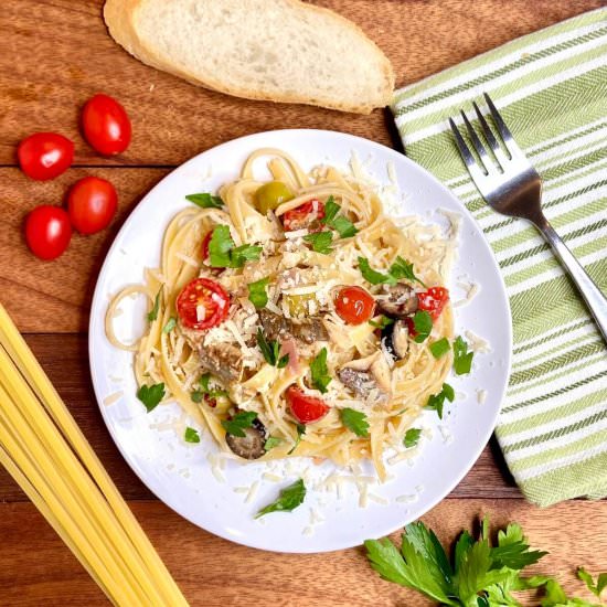 Spanish Sardines Pasta