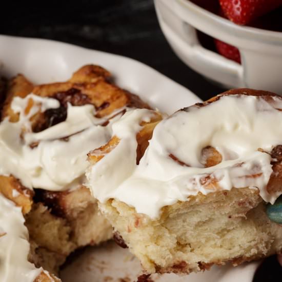 Strawberry Cinnamon Rolls