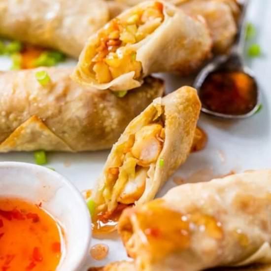 Shrimp Egg Rolls-Air Fryer or Baked