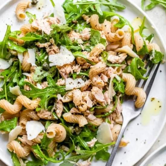 Mayo-Less Tuna Pasta Salad