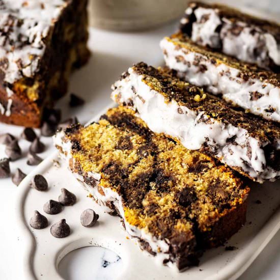 Chocolate Chip Peanut Butter Bread
