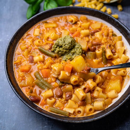Vegan Minestrone alla Genovese