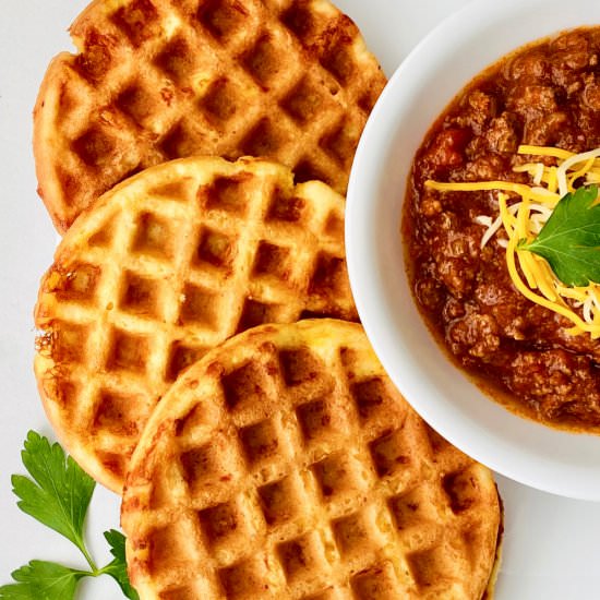 Keto Cornbread Chaffles