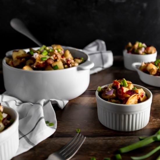 Fried Potato Salad with Bacon