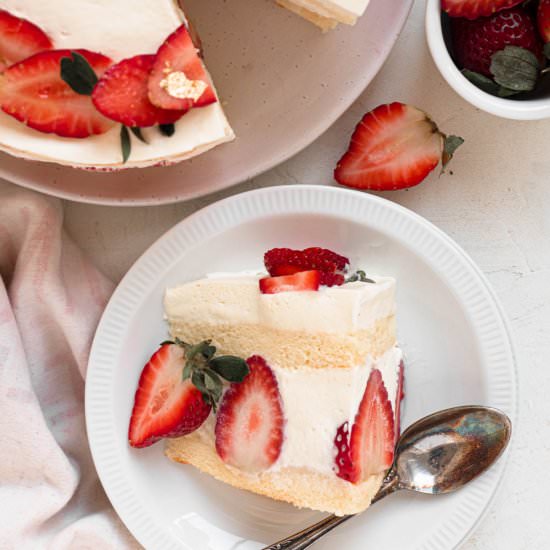 Fraisier Cake