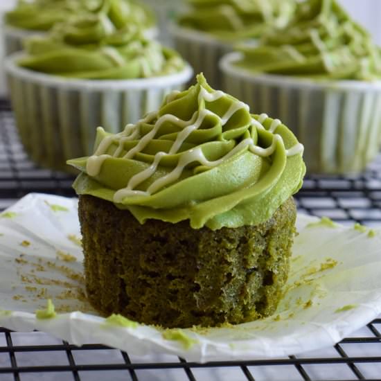Matcha Green Tea Cupcakes