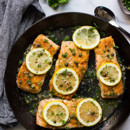 Salmon Piccata
