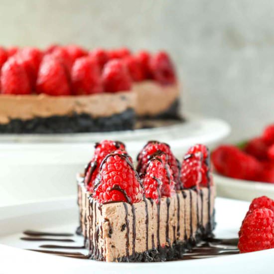 Chocolate Raspberry Cheesecake