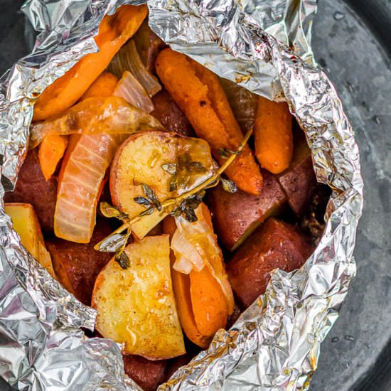 Hobo Dinner Campfire Foil Packets