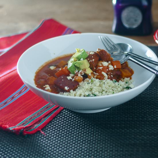 Mexican Chicken Sausage Stew