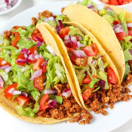 Chickpea Walnut Taco Crumbles
