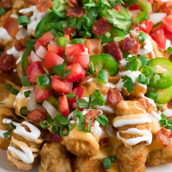 Loaded Tater Tot Nachos