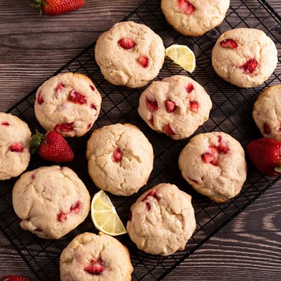 Strawberry Lemonade Cookies