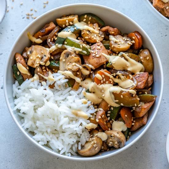 HIBACHI CHICKEN BOWLS